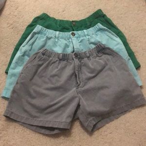 Chubbies shorts-lot of 3 pairs